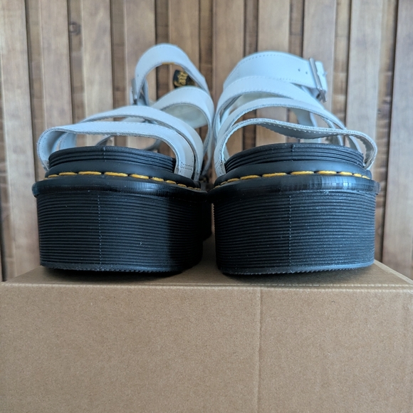 Dr. Martens Blaire Hydro Leather Platform Strap Sandal - NWOT! - Picture 6 of 15